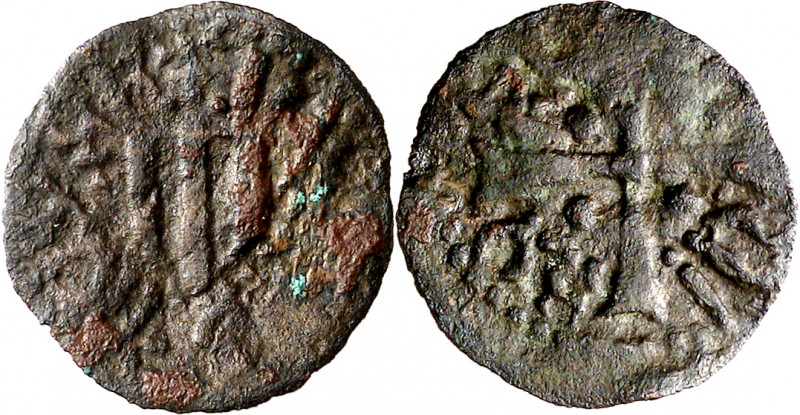 Joan II (1458-1479). Sardenya (Bosa). Diner. (Cru.V.S. 987 var) (Cru.C.G. 3680) ...