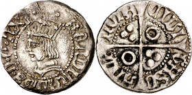 Ferran II (1479-1516). Barcelona. Mig croat. (Cru.V.S. 1143.4) (Cru.C.G. 3076i). 1,55 g. MBC.