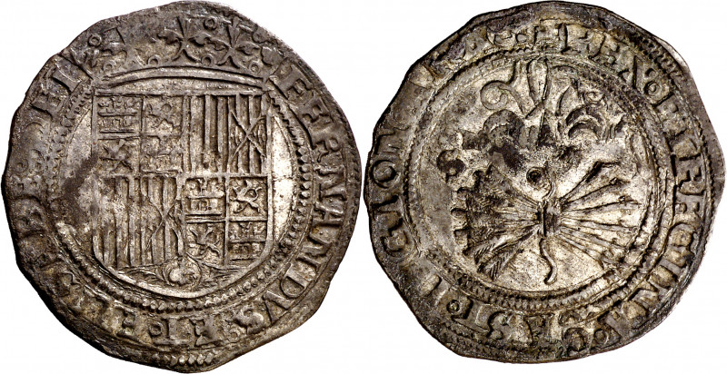 Reyes Católicos. Sevilla. 1 real. (AC. 416). 3,39 g. MBC.