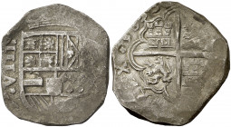 1633. Felipe IV. Cartagena de Indias. (E). 8 reales. (AC. 1237) (Restrepo falta). VIII a izquierda del escudo. Ex Colección Gaspar de Portolà 25/01/20...