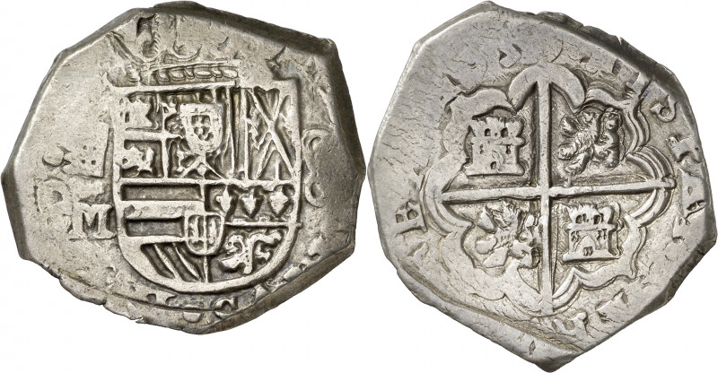 1659. Felipe IV. Segovia. M. 8 reales. (AC. 1580). Muy rara, no hemos tenido nin...