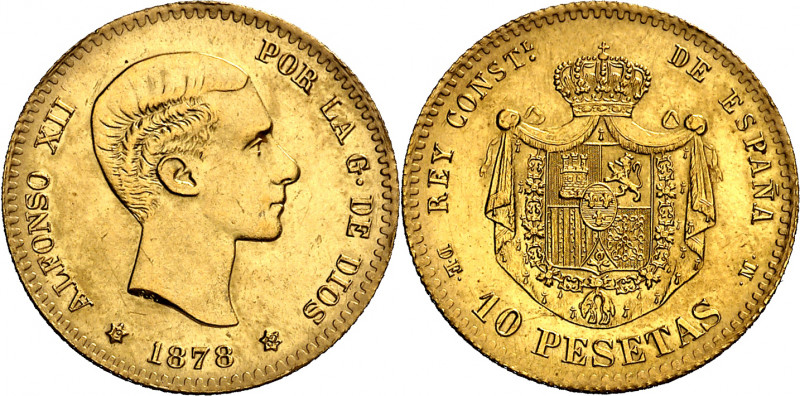 1878*1962. Franco. DEM. 10 pesetas. (AC. 168). 3,22 g. S/C-.