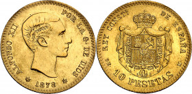 1878*1962. Franco. DEM. 10 pesetas. (AC. 168). 3,22 g. S/C-.