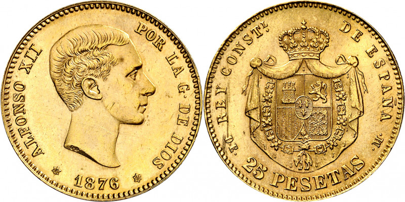 1876*1961. Franco. DEM. 25 pesetas. (AC. 175). Acuñación de 300 ejemplares. Míni...