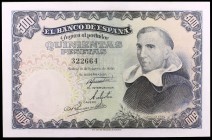 1946. 500 pesetas. (Ed. D53) (Ed. 452). 19 de febrero, Padre Vitoria. Raro así. S/C-.