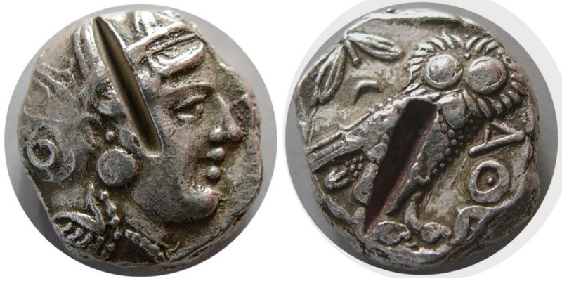 ATTICA, Athens. 4th century BC. AR Tetradrachm (17.22 gm; 21 mm). Eastern imitat...