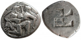 ISLANDS of THRACE, THASOS. Ca. 480-463 BC. AR Stater.