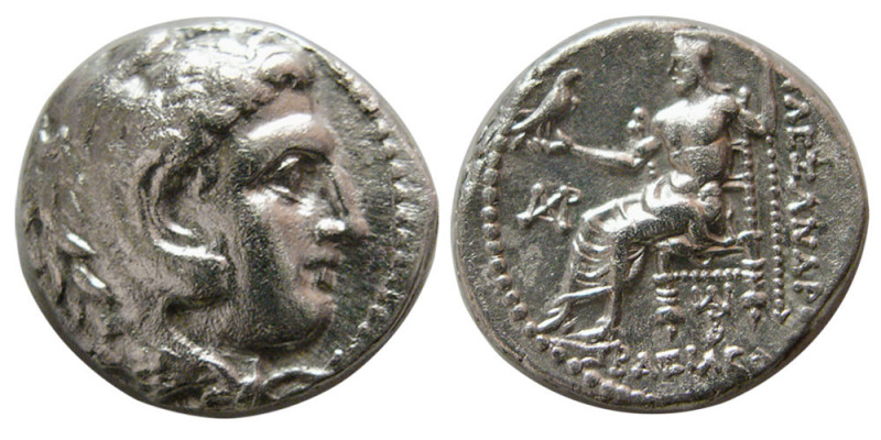 KINGS of MACEDON. Alexander III. 336-323 BC. AR Drachm (4.20 gm; 16 mm). Babylon...