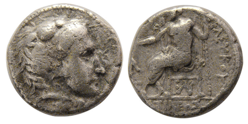 SELEUKID KINGS, Seleukos I. 312-281 BC. AR Hemidrachm (1.82 gm; 12 mm). Head of ...