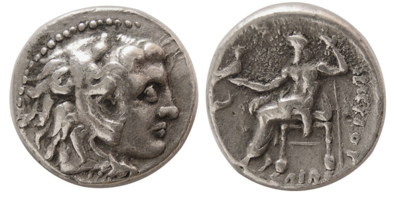 SELEUKID KINGS, Seleukos I. 312-281 BC. AR Drachm (4.20 gm; 17 mm). Head of Hera...