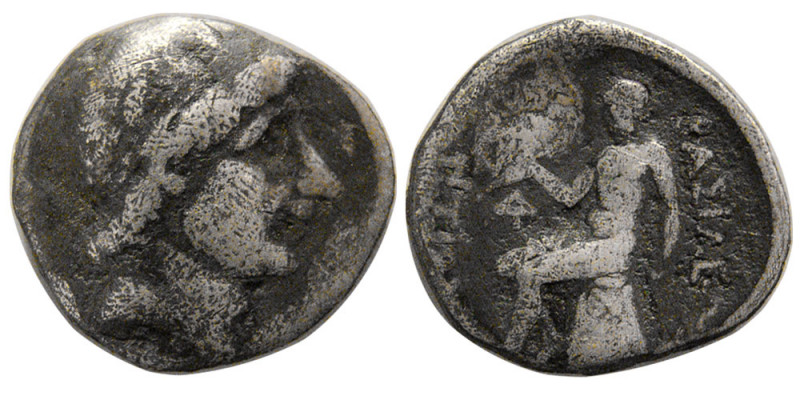 SELEUKID KINGS, Antiochos I. 281-261 BC. AR Drachm (3.86 gm; 17 mm). Aï Khanoum ...