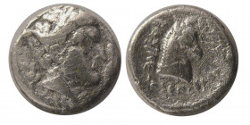SELEUKID KINGS, Antiochos I. 281-261 BC. AR Diobol. Rare.