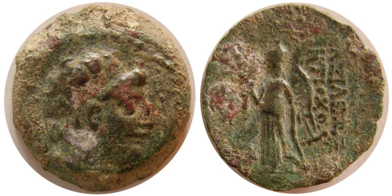 SELEUKID KINGS, Antiochos III. 222-187 BC. Æ (7.26 gm; 20 mm). Seleucia on Tigri...