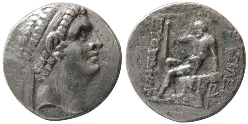 BAKTRIAN KINGS. Euthydemos I. Circa 230-200 BC. AR Tetradrachm (15.30 gm; 27 mm)...