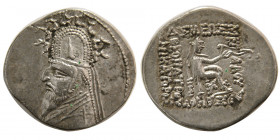 KINGS of PARTHIA. Sinatrukes (93/2-70/69 BC). AR Drachm