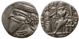 KINGS of PARTHIA. Vologases V (AD 191-208). AR Tetradrachm