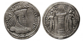 SASANIAN KINGS. Narseh (293-303 AD). Silver Obol.