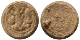 SASANIAN KINGS. Shapur II (309-379 AD). PB (Lead) Unit. RR.