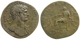 ROMAN EMPIRE. Hadrian. AD. 117-138. AE Sestertius.