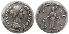 ROMAN EMPIRE. Crispina, Wife of Commodus.  AR Denarius