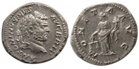 ROMAN EMPIRE. Carcalla. AD. 198-217. AR Denarius