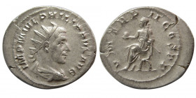 ROMAN EMPIRE. Philip. AD. 244-249. AR Antoninianus.