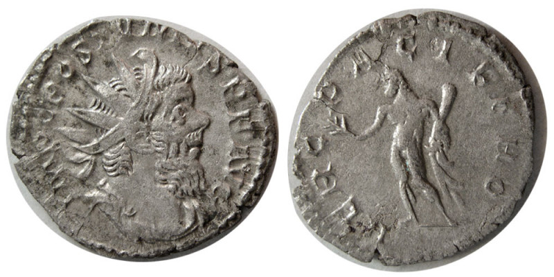 ROMAN EMPIRE. Postumous AD. 259-268. AR Antoninianus (2.04 gm; 21 mm). Rome, AD ...