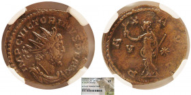 ROMANO-GALIC EMPIRE. Victorinus. 269-271. BI Double Denarius