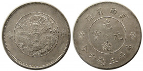 CHINA. Yunnan. AR Half Dollar (50 Cents) .