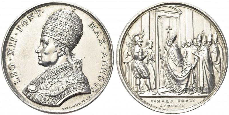 ROMA. Leone XII (Annibale Sermattei della Genga), 1823-1829.
Medaglia 1825 a. I...
