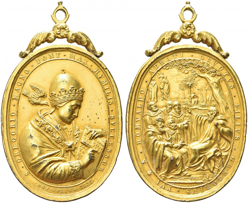 ROMA. Gregorio XVI (Bartolomeo Alberto Cappellari), 1831-1846.
Medaglia ovale 1...