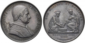 ROMA. Gregorio XVI (Bartolomeo Alberto Cappellari), 1831-1846.
Medaglia 1843 a. XIII opus G. Girometti. Æ gr. 20,01 mm. 32,4
Dr. GREGORIVS XVI - PON...