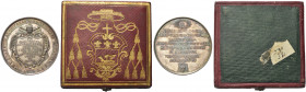 ROMA. Pio IX (Giovanni Maria Mastai Ferretti), 1846-1878.
Medaglia straordinaria 1855. Ag gr. 29,55 mm 33,7
Dr. BENEDICTVS BARBERINI S E R CARD TIT ...