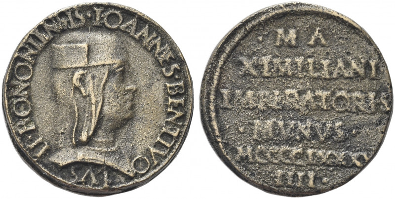 BOLOGNA. Giovanni II Bentivoglio, 1463-1506.
Medaglia o prova in bronzo del tes...
