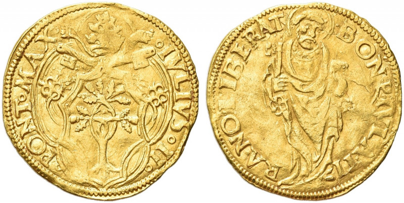 BOLOGNA. Giulio II (Giuliano della Rovere), 1503-1513.
Ducato TIRANO LIBERAT. A...