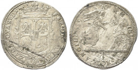 GUASTALLA. Ferrante II Gonzaga, Signore e Conte, 1575-1621.
Da 14 Soldi o Giulio. Ag gr. 3,21
Dr. FERDINANDVS GONZAGA GVAS D. Stemma coronato.
Rv. ...