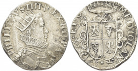 MILANO. Filippo IV di Spagna, Duca di Milano, 1621-1665.
Ducatone 1622. Ag gr. 31,66
Dr. PHILIPPVS IIII REX HISP. Busto radiato, paludato e corazzat...