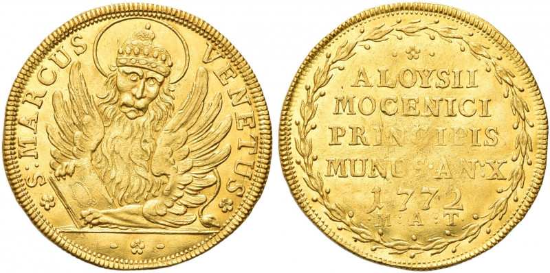 VENEZIA. Alvise IV Mocenigo Doge CXVIII, 1763-1778.
Osella da 4 Zecchini anno X...