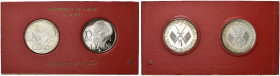 AJMAN. Rashid Bin Humaid al-Nuaimi, 1928-1981.
10 Riyals, ND (1970), in blister. Ag 
Dr. Bandiere decussate.
Rv. Testa di Lenin a s.
KM#9.1.
In b...