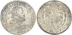 AUSTRIA. Rudolf II, 1576-1612.
Tallero 1603, Hall. Ag gr. 26,97
Dr. RVDOLPHVS II DG ROM IMP SEM AVG GER HVNG BOH REX. Busto laureato e corazzato a d...