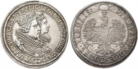 AUSTRIA. Leopoldo V Arciduca, 1619-1632.
Doppio Tallero s. d. (1635 coniazione postuma), Hall. Ag gr. 57,02
Dr. LEOPOLDVS ARCHID AVS ET CLAVDIA ARCH...