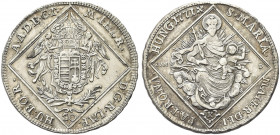 UNGHERIA. Maria Teresa d'Asburgo, 1740-1780.
30 krajczar 1771 K EVMD. Ag gr. 6,95
Dr. Stemma coronato, entro cornice romboidale.
Rv. Madonna col ba...