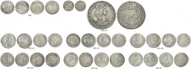 AUSTRIA e POLONIA. Sigismund Franz Arciduca, 1662-1665 e Leopoldo I, 1657-1705.
Lotto di 16 monete, si segnalano: 3 Kreuzer o Groschen 1664, Hall, 3 ...