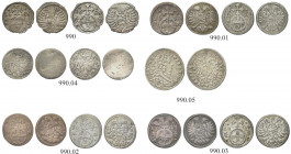 AUSTRIA. Leopoldo I, 1657-1705 e Giuseppe I, 1705 - 1711.
Lotto di n. 11 monete, si segnala: 3 Pfennig 1686, Oppeln - 3 Pfennig 1688, Oppeln - 3 Pfen...