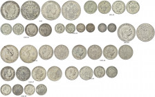 AUSTRIA. Ferdinando I, 1835-1848 e Francesco Giuseppe, 1848-1916.
Lotto di n. 20 monete austriache, si segnala: Tallero 1842 A, Tallero 1847 A, 20 Kr...