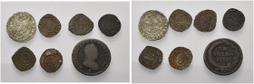 MILANO. XVIII-XVIII secolo.
Lotto di 7 monete così costituito: n. 3 Denaro (Filippo Maria Visconti), n. 2 Denaro (Repubblica Ambrosiana), n. 1 Soldo ...