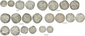 MILANO. 
Lotto di 11 monete milanesi e pavia, si segnala: Denaro imperiale di Azzone Visconti, n. 3 Pegioni e n. 5 Grossi in argento. Mi 
Da q. BB a...