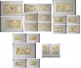 Francia. Tesoretto famigliare di n. 158 banconote francesi, si segnalano: 1.000 Franchi 1927-1937 - Schmidt 79 - 24 pz // 500 Franchi - Schmidt 88 - 9...
