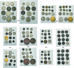 Lotto di n. 75 monete italiane e straniere dal XIII secolo al XIX secolo di cui n. 2 in oro e n. 30 in argento. Si segnalano: 96 Lire Genova, uno scud...