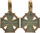  PERSONENGRUPPE SIR KARL POPPER   ÖSTERREICH - MONARCHIE   Auszeichnungen und Medaillen   (D) Armeekreuz 1813/1814, genannt "Kanonenkreuz". Kanonenbro...